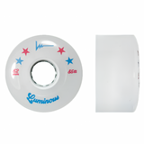 85A Red White & Blue All Star Luminous LED Quad Light Up Skate Wheels, Set of 4