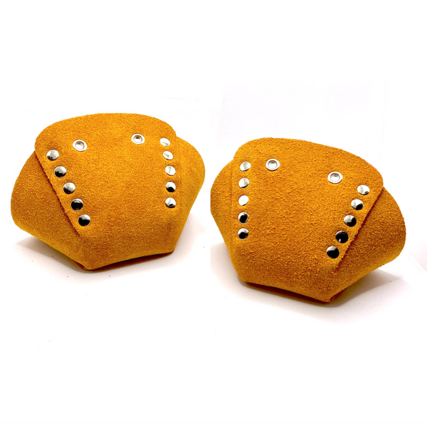 Burnt Orange Suede Roller Skate Toe Caps (Old Moxi Clementine Shade)