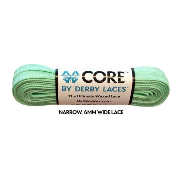 Bright Mint Green CORE Laces (Narrow 6MM), Pair