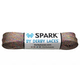 Rainbow Mirage SPARK Metallic Roller Skate Laces, Pair