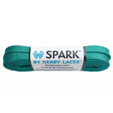 Teal SPARK Metallic Roller Skate Laces, Pair