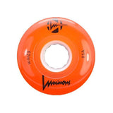 85A ORANGE Luminous LED Quad Light Up Skate Wheels, Set of 4
