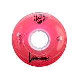 85A RED Luminous LED Quad Light Up Skate Wheels, Set of 4