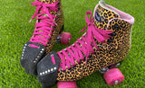 Pink SPARK Metallic Roller Skate Laces, Pair