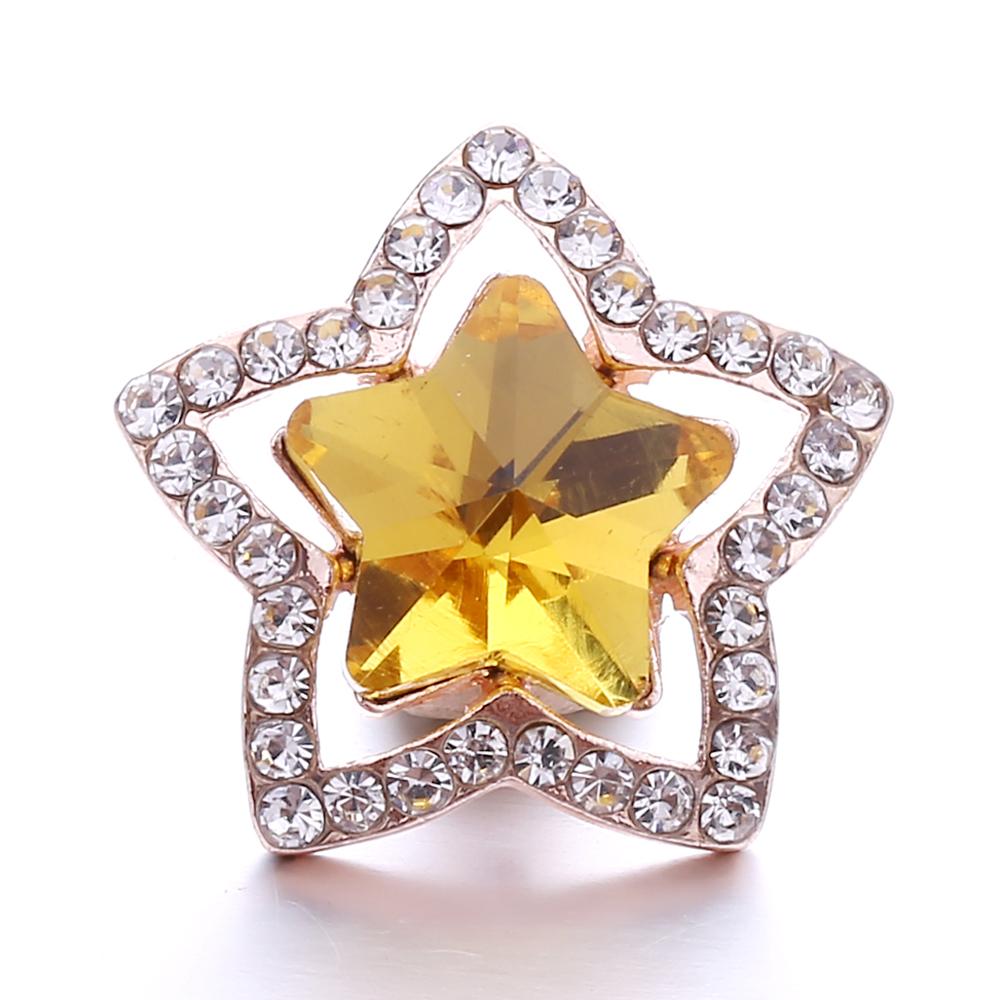 Snap Charms Yellow Star, Interchangeable Shoelace Charm & Roller Skat