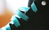 Teal SPARK Metallic Roller Skate Laces, Pair