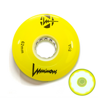 YELLOW Luminous LED Quad Light Up Skate Wheels, Set of 4