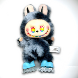 Labubu Inline Skates, Mini Rollerblades for Labubu Doll, Removable skates, Blue *Skates Only, DOLL NOT INCLUDED