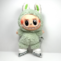Labubu Inline Skates, Mini Rollerblades for Labubu Doll, Removable skates, White *Skates Only, DOLL NOT INCLUDED