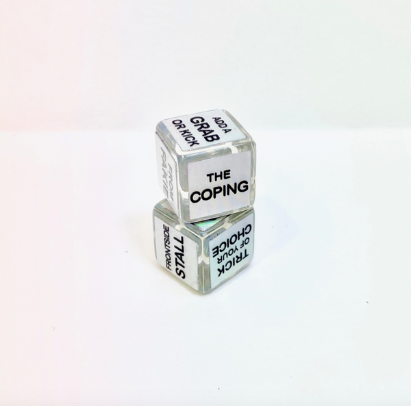 Skatepark Trick Dice! CLEAR