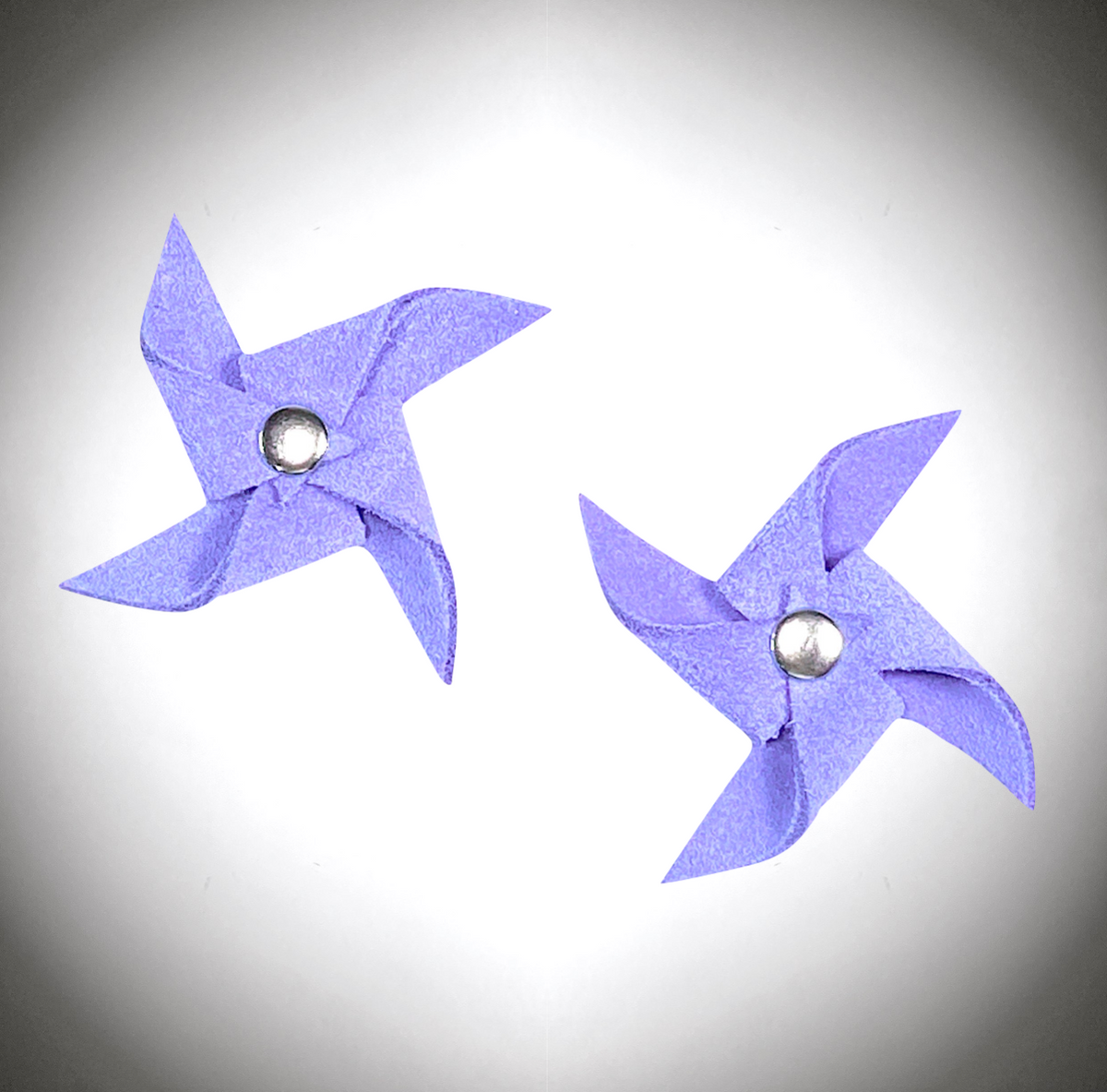 Pinwheel Shoelace Charms Roller Skate Accessory, Periwinkle Suede (Set ...