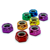 Mixed Nuts: Choose any 8 Colors, Metallic Hardware Upgrade / Axle Nuts for Roller Skates