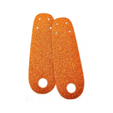 Burnt Orange Glitter Roller Skate Toe Guards (Pair)