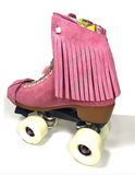 Malibu Pink Suede Fringe for Roller Skates, Pair *ONLY COMPATIBLE with SPECIFIC Brands/Sizes in the dropdown menu*