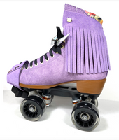 Lilac Suede Fringe for Roller Skates, Pair *ONLY COMPATIBLE with SPECIFIC Brands/Sizes in the dropdown menu*