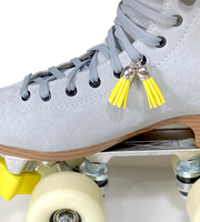 Yellow Suede Roller Skate Tassel