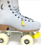 Yellow Suede Roller Skate Tassel