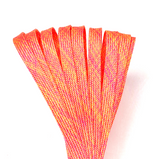 Neon Orange Creamsicle  SPARK Metallic Roller Skate Laces, Pair