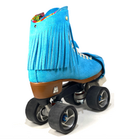 True Blue Suede Fringe for Roller Skates, Pair *ONLY COMPATIBLE with SPECIFIC Brands/Sizes in the dropdown menu*