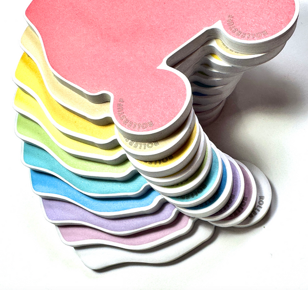 Roller Notepad White Roller Skate Sticky Note Pad – ROLLERSTUFF