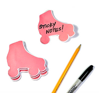 Red Roller Skate Sticky Note Pad