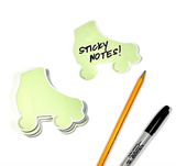 Green Roller Skate Sticky Note Pad