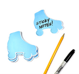Blue Roller Skate Sticky Note Pad