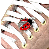 Snap Charms: Lady Bug, Interchangeable Shoelace Charm & Roller Skate Accessory