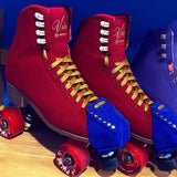 Royal Blue Suede Roller Skate Toe Caps