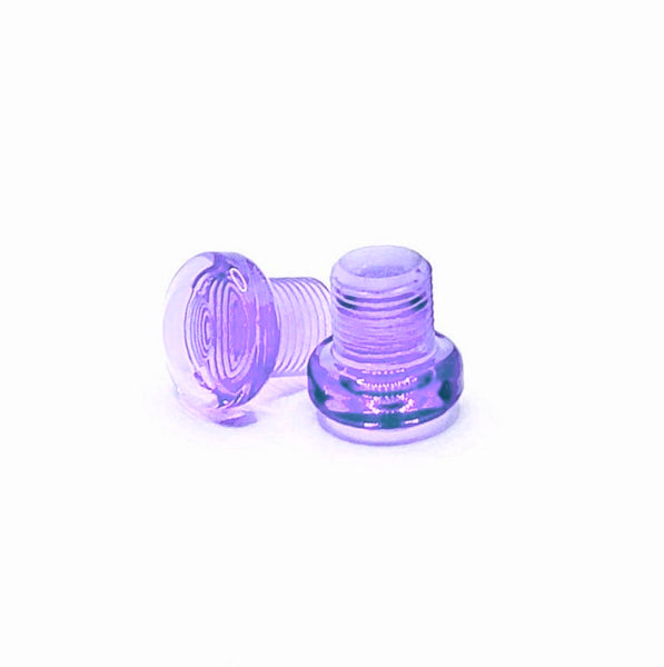 Lilac Light Purple Gemstone Roller Skate Toe Plugs, Pair