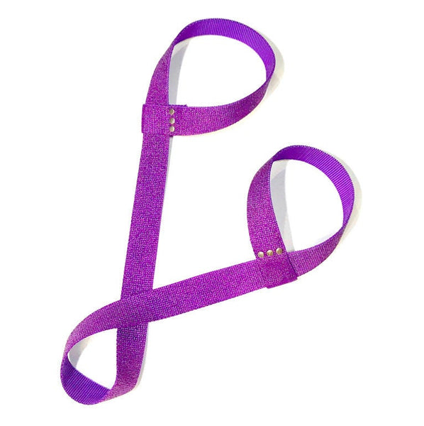 Purple Glitter Adjustable Roller Skate Leash