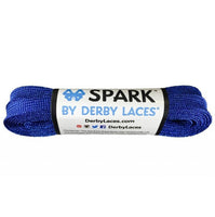 Royal Blue SPARK Metallic Roller Skate Laces, Pair