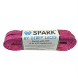 Pink SPARK Metallic Roller Skate Laces, Pair