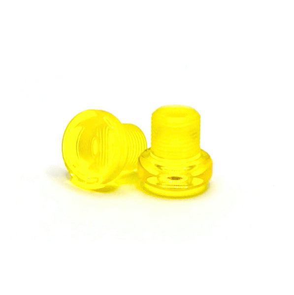 Yellow Gemstone Roller Skate Toe Plugs, Pair