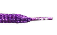 Purple SPARK Metallic Roller Skate Laces, Pair