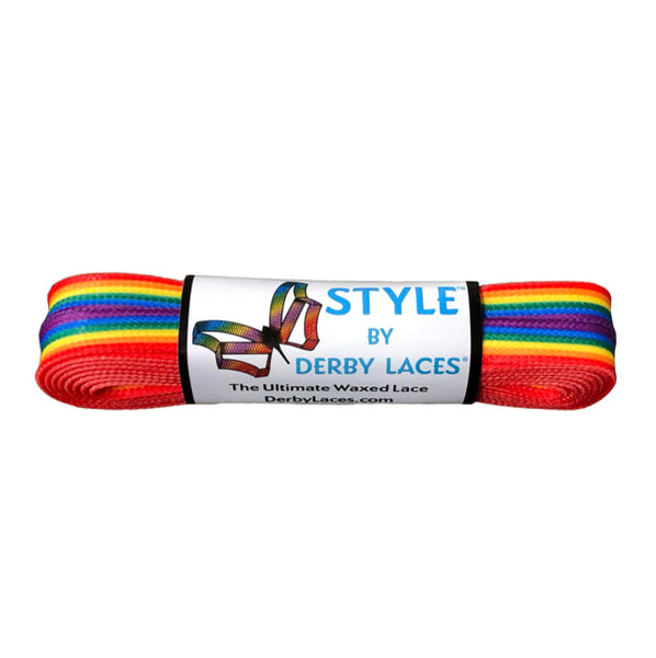 Rainbow Stripe Skate Laces, Pair