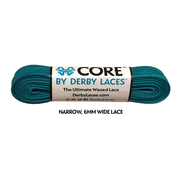 Teal CORE Laces (Narrow 6MM), Pair