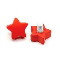 TWINKLE TOES Star Toe Stops, RINGO STARR RED (Pair)